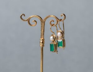 Pendientes Alida Jade Verde