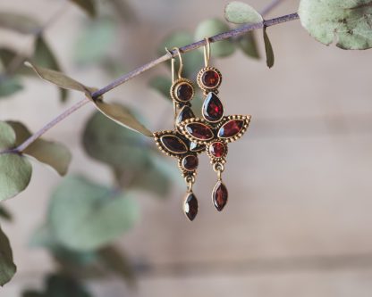 Pendientes Simone Granate