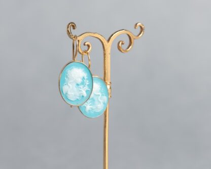 Pendientes Camafeo Agora Azul