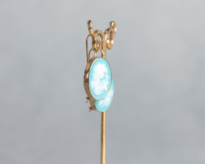 Pendientes Camafeo Agora Azul