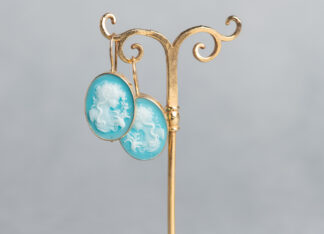 Pendientes Camafeo Agora Azul