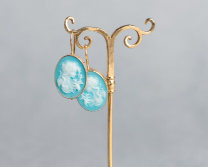 Pendientes Camafeo Agora Azul