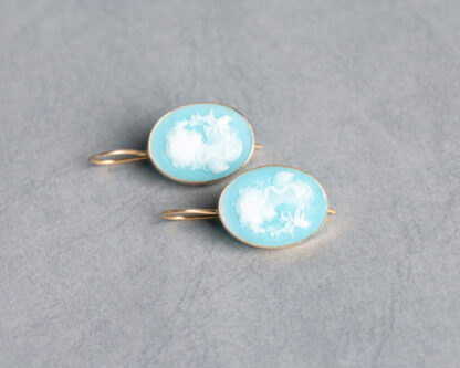 Pendientes Camafeo Agora Azul