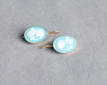 Pendientes Camafeo Agora Azul