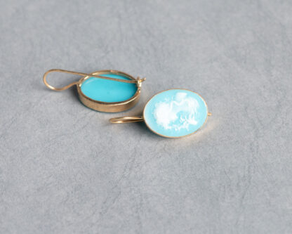 Pendientes Camafeo Agora Azul