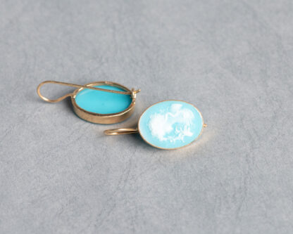 Pendientes Camafeo Agora Azul