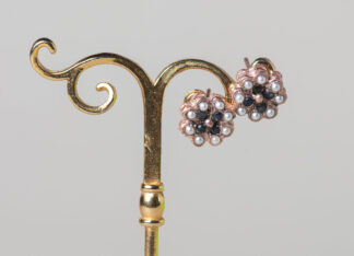 Pendientes Naira Zafiro