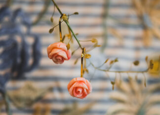 Pendientes Buzio Rosa