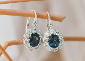 Pendientes Diana Topacio