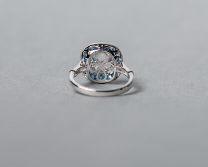 Anillo Casiopeo Azul Oscuro