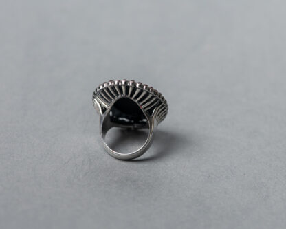 Anillo Clementino Rojo Damasquinado Toledano