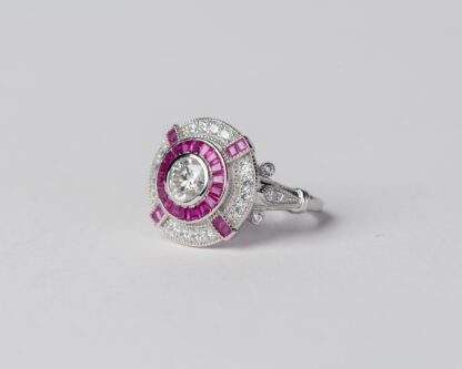 Anillo Ojo de Perdiz Rosa