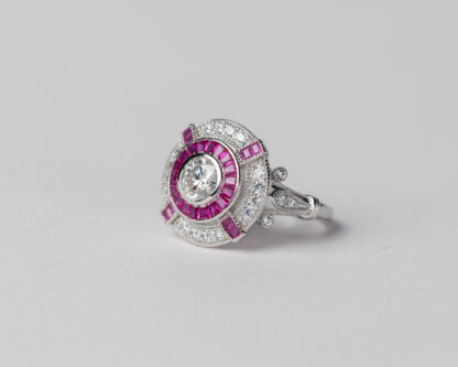 Anillo Ojo de Perdiz Rosa