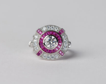 Anillo Ojo de Perdiz Rosa