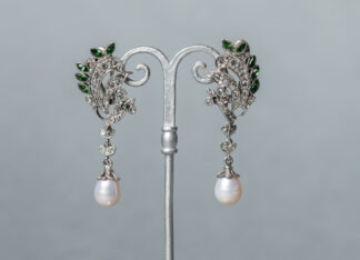 Pendientes Nogal Largo