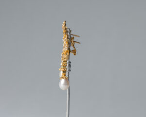 Pendientes Oliva Largo Dorado