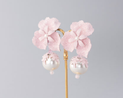 Pendientes Narciso Perla Rosa