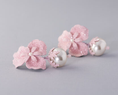 Pendientes Narciso Perla Rosa