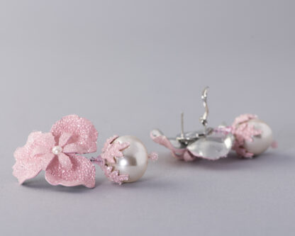 Pendientes Narciso Perla Rosa