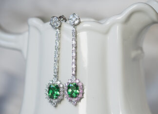 Pendientes Genova Verde