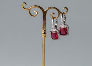 Pendientes Betel Rojo