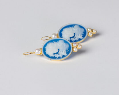 Pendientes Goccia Azul