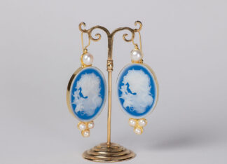 Pendientes Goccia Azul