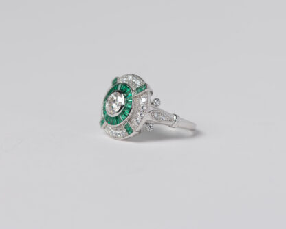 Anillo Ojo de Perdiz Verde