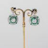 Pendientes Ojo de Perdiz Verde