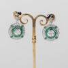 Pendientes Ojo de Perdiz Verde