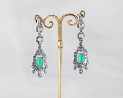 Pendientes Garibaldi Esmeralda
