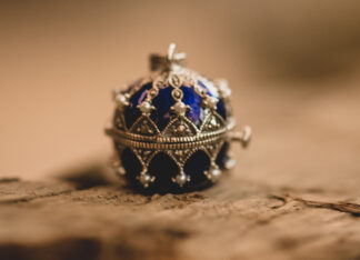 Colgante Fabergé Azul