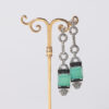 Pendientes Capicua Agata Verde