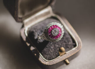 Anillo Ojo de Perdiz Rosa Pequeño
