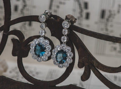 Pendientes Diana Topacio Largo