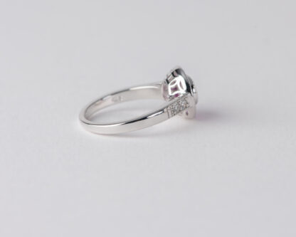Anillo Ojo de Perdiz Rosa Mini