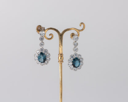Pendientes Diana Topacio Largo