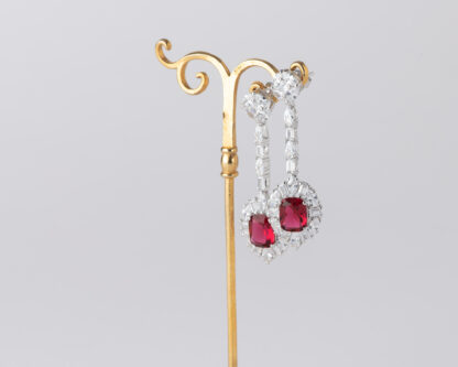 Pendientes Genova Rojo Corto