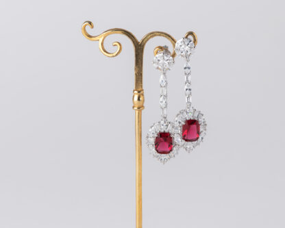 Pendientes Genova Rojo Corto