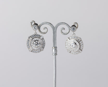 Pendientes Ojo de Perdiz Blanco