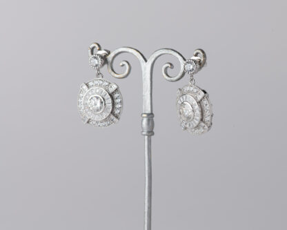 Pendientes Ojo de Perdiz Blanco