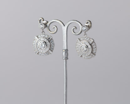 Pendientes Ojo de Perdiz Blanco