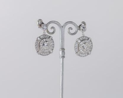 Pendientes Ojo de Perdiz Blanco