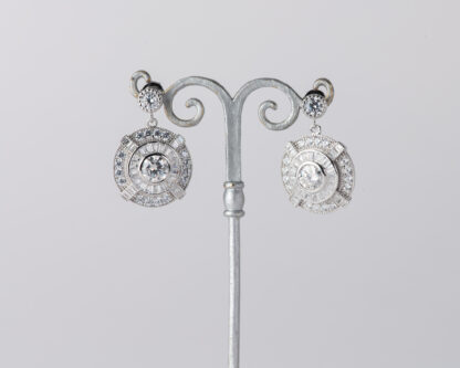 Pendientes Ojo de Perdiz Blanco