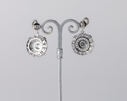 Pendientes Ojo de Perdiz Blanco