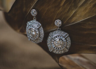 Pendientes Ojo de Perdiz Blanco