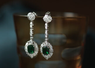 Pendientes Genova Verde Corto