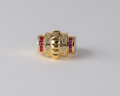 Anillo Chevalier Rosa Dorado
