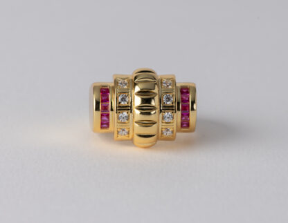 Anillo Chevalier Rosa Dorado