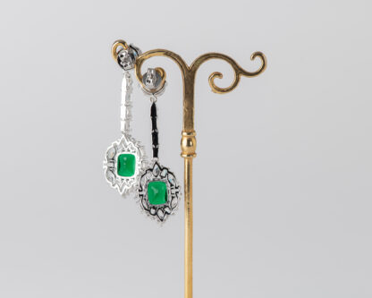 Pendientes Genova Verde Corto